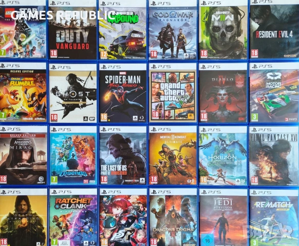 ТОП игри за PlayStation 5/PS5/ПС5/Плейстейшън 5
