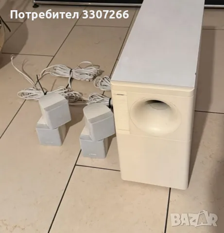 Bose Subwoofer+ 2x2 тонколони бял, снимка 2 - Тонколони - 55682253