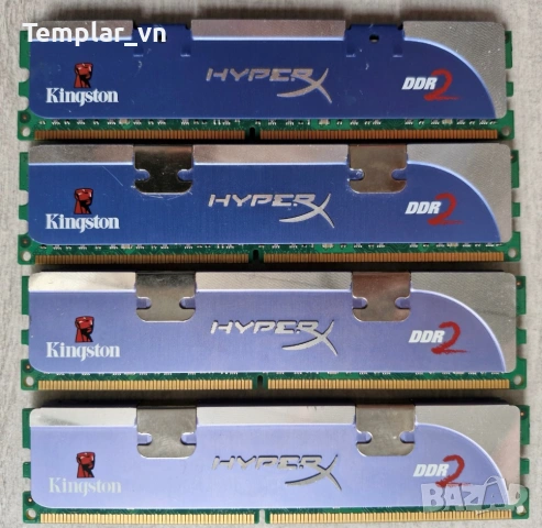Adata VITESTA EXTREME 4x1 GB DDR2 800+ 444 // Kingston HYPER X 4x1 GB DDR2 1066 555, снимка 4 - RAM памет - 43674621
