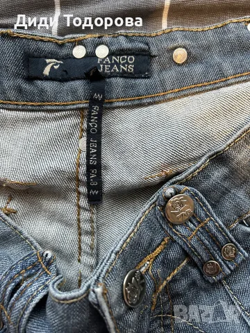 Атрактивни дънкови капри / карго панталони FANCO JEANS (Y2K / Vintage стил), снимка 4 - Къси панталони - 55357398