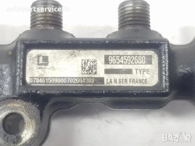 Горивна инжекционна рейка тръба за горивни дюзи за Volvo C30 1.6 TDI (2012) 9654592680 OEMГоривна ин, снимка 2 - Части - 55617755