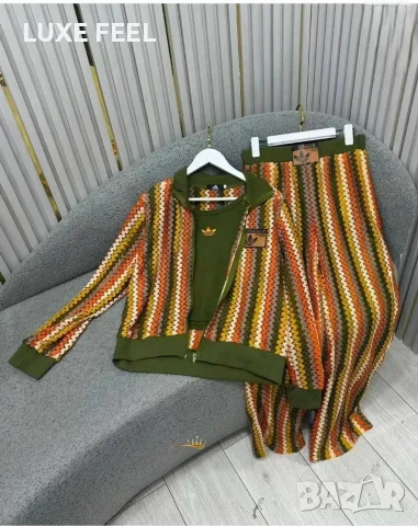 Adidas ⚜️Дамски Екип + Потник , снимка 5 - Спортни екипи - 55588384