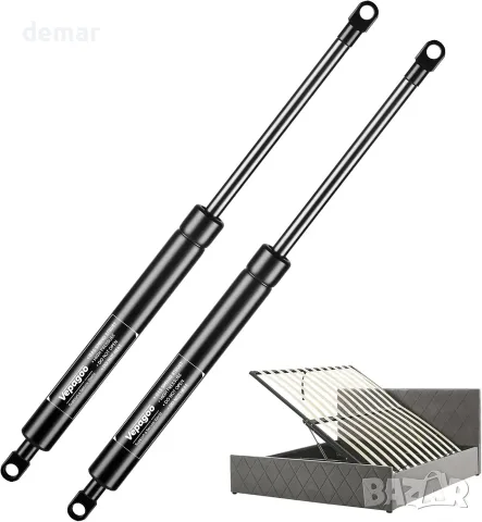 Газови амортисьори/подпори за повдигащи механизми (Vepagoo) с въртяща се глава и M8 отвор