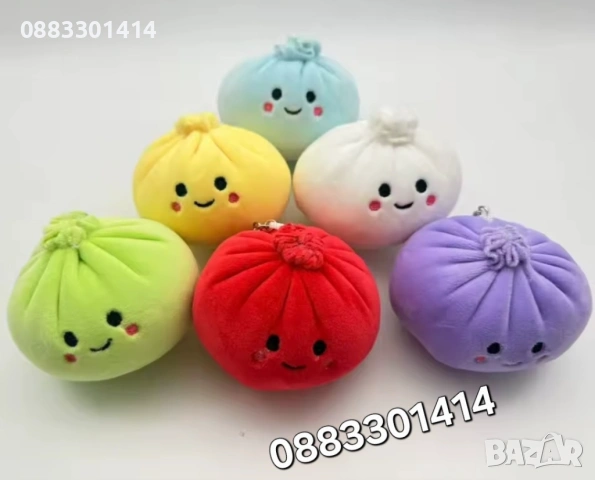 Плюшени Dumplings Squishy Fidget Антистрес Дъмплинг скуиши 