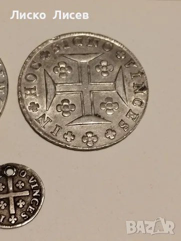Португалия 8 броя лот сребърни монети (1748-1816), снимка 5 - Нумизматика и бонистика - 55358135