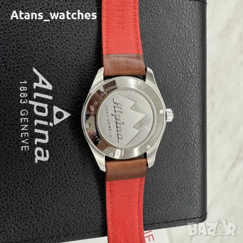Alpina Alpiner 4 Automatic AL-525NS5AQ6 – ПЪЛЕН КОМПЛЕКТ | Неразличим от нов | Швейцарско качество 
, снимка 4 - Мъжки - 55190363