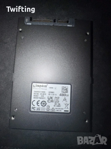 Kingston SSD 480GB, снимка 2 - Твърди дискове - 54802229
