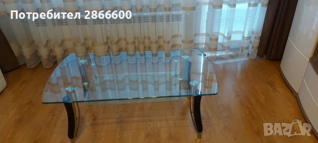 Стъклена холна маса, снимка 2 - Маси - 54370658