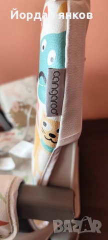 Сгъваемо столче (бустер) за хранене Cangaroo Kiwi, снимка 9 - Столчета за хранене - 54449171