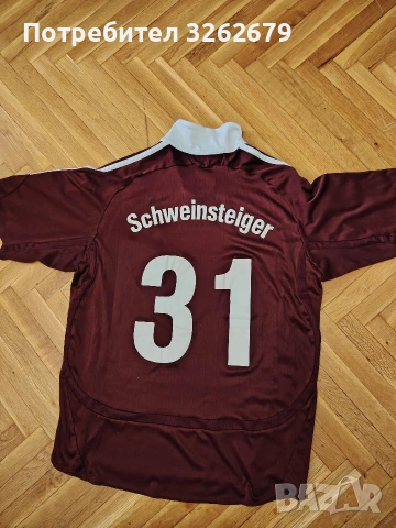Adidas 2006-07 Bayern Munich Schweinsteiger размер xs/s , снимка 3 - Тениски - 55087140
