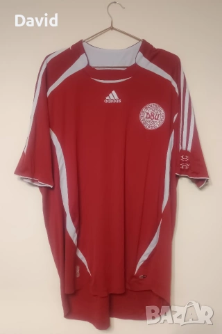 Оригинална Фланелка на Дания 06/08 