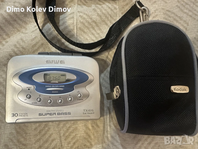AIWA Walkman TX 416 с Радио + Бонус Нова Чантичка за носене на уокмена.