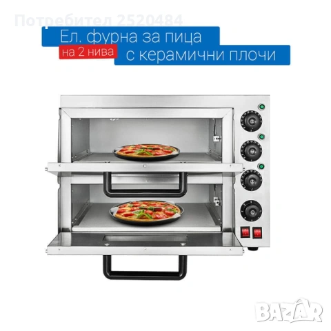 Професионални електрически фурни за готвене, закуски, пици. Нови! ХИТ Цена 300€, снимка 8 - Обзавеждане на кухня - 54932965