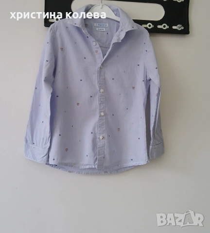 риза дънки mayoral h&m 4-5 години , снимка 2 - Детски ризи - 54728387