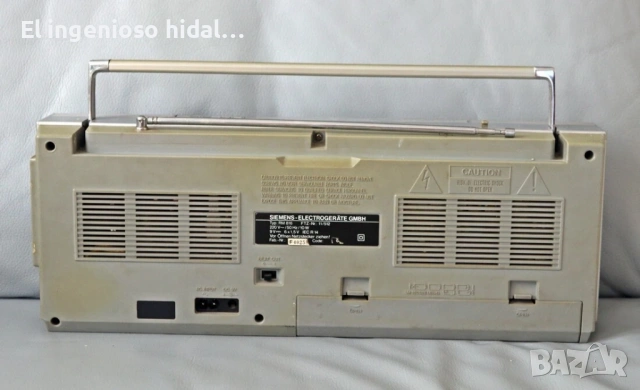 SIEMENS CLUB 816 Ghettoblaster Boombox Vintage, снимка 2 - Радиокасетофони, транзистори - 54299778