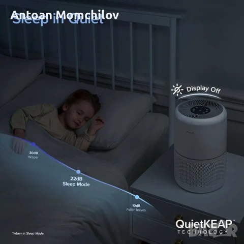 Пречиствател за въздух LEVOIT Core 300S-P WiFi, снимка 7 - Овлажнители и пречистватели за въздух - 54824193
