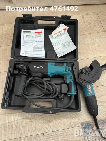 Перфоратор Makita и Ъглошлайф Makita Макита