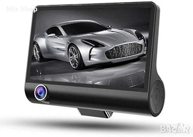 Нов Видеорегистратор, HD DVR VIDEO CAR DVR компелкт с Камера за задно виждане, черен