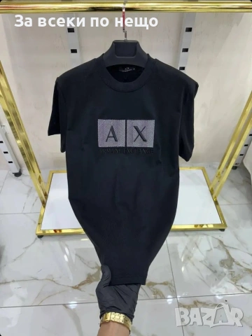 Armani Exchange Мъжка Тениска👕Мъжка Блуза С Къс Ръкав Код A1508