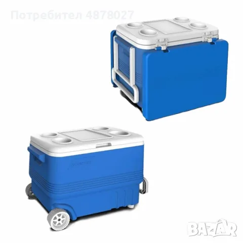 Хладилна кутия Atlantic 45L, пасивна, с табла/с колела, снимка 2 - Други стоки за дома - 55573129