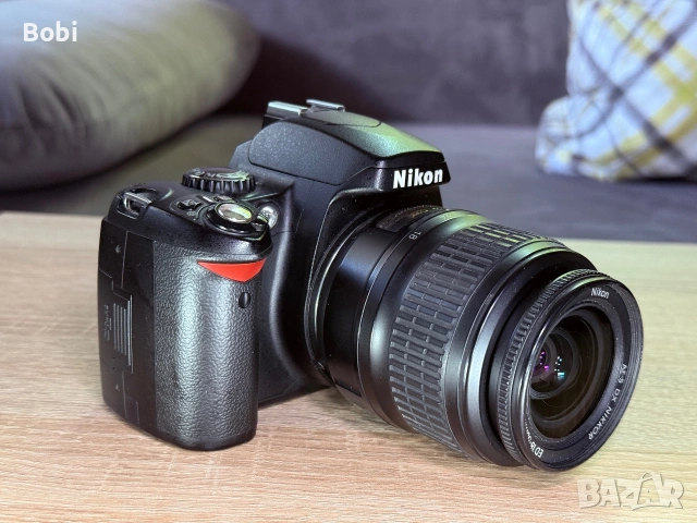 Nikon D40 с обектив Nikon AF-S DX NIKKOR 18-55mm f/3.5-5.6G II ED, снимка 13 - Фотоапарати - 55050190