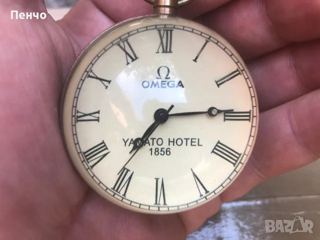 стара репродукция на "OMEGA" - сфера, кристална топка, снимка 4 - Антикварни и старинни предмети - 55665470