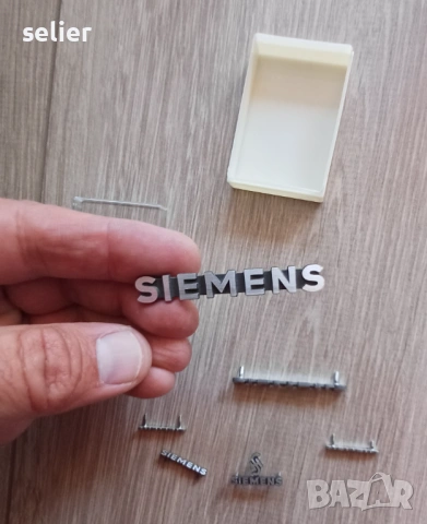 Предлагам ви метални нови емблеми на Siemens Емблемите са 6 на брой и са чисто нови С различна голем, снимка 3 - Грамофони - 54512004