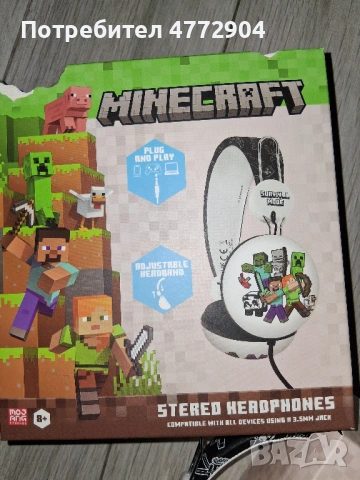 Слушалки OTL Technologies - Minecraft Teen Dome, снимка 4 - Други - 54861063