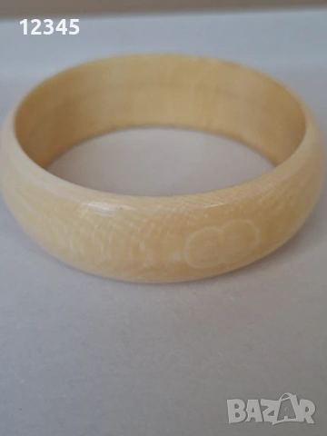 Стара гривна от слонова кост , снимка 4 - Гривни - 54074758