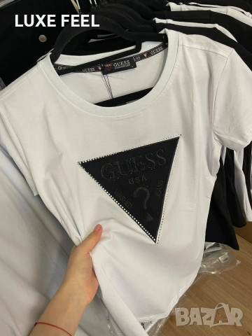 Moschino ✨ Guess ✨Prada ✨Дамски Тениски , снимка 3 - Тениски - 55013890