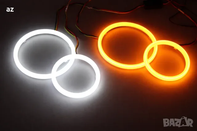 Cotton LED ангелски очи за БМВ, ГОЛФ, ХОНДА. и самозатъмняващо се фолио за фарове., снимка 5 - Аксесоари и консумативи - 55538819