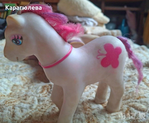 Винтидж понита Keypers 💜 Лилавото пони: Diamond (Даймънд) 💖 Малкото бяло пони: Glitter (Глитър), снимка 2 - Фигурки - 55136078