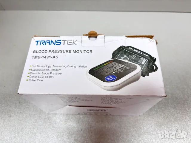 Апарат за измерване на кръвно налягане Transtek TMB-1491-AS, снимка 11 - Уреди за диагностика - 55433573