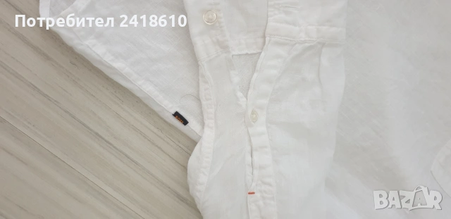 Hugo Boss Relegant_6 Len Regular Fit Mens Size M / XL НОВО! ОРИГИНАЛ! Мъжки Ленени Ризи., снимка 6 - Ризи - 54822034