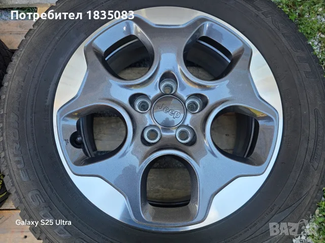 Лети джанти 16ки 5х110 Jeep + зимни гуми 215/65/16 Falken, снимка 6 - Гуми и джанти - 55424710