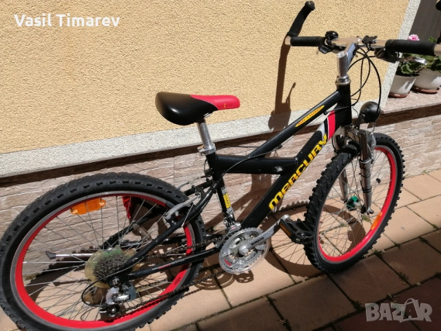Спортен алуминиев велосипед 24 *   Mercury aero tubing 7005 Shimano 3X7 , снимка 8 - Велосипеди - 54320791