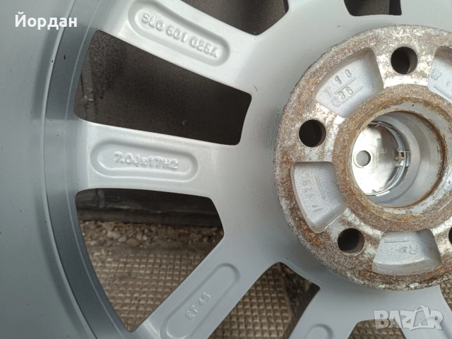 ОРИГИНАЛНИ джанти 17 ' цола 5x112 SKODA / Шкода ЕТ45 7J 57,1, снимка 12 - Гуми и джанти - 54568946