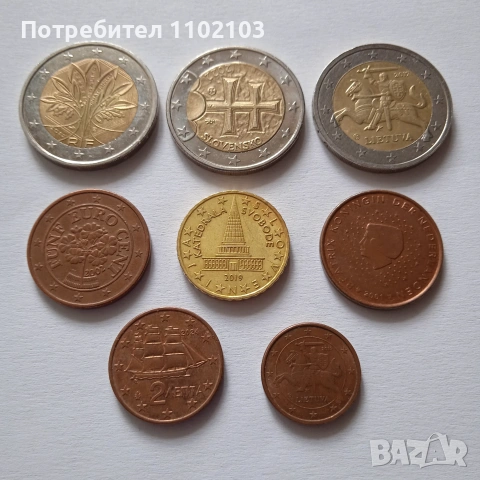 Монети Евро Сборен лот, снимка 2 - Нумизматика и бонистика - 54966615