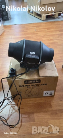 канален вентилатор ф100