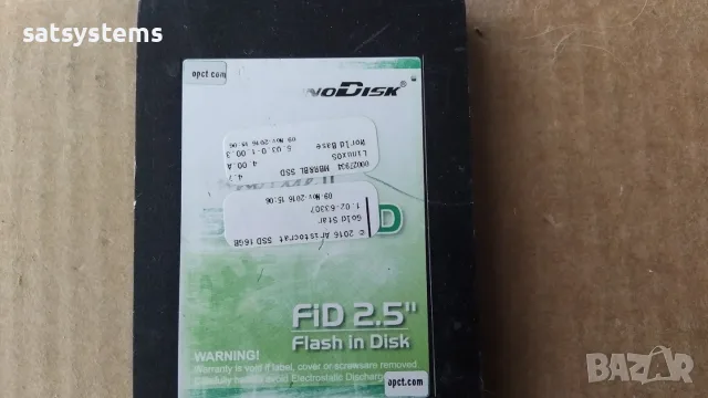 SSD InnoDisk InnoLite II 2.5 SATA SSD 16GB SATA 3.0Gb/s, снимка 3 - Твърди дискове - 55664623