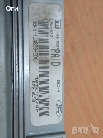 Компютър за Форд Фокус 1.6 16V 98AB-12A650-CDG, снимка 2 - Части - 55057050
