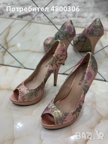 Разпродажба италиянски токчета естествена кожа