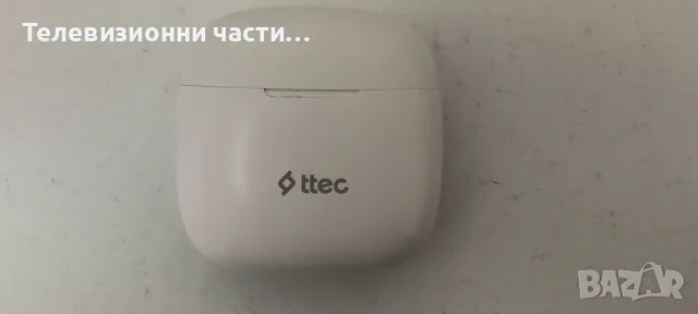 Чисто нови неизползвани безжични Bluetooth слушалки TTEC 2KM145B + оригиналния си кабел за зареждане