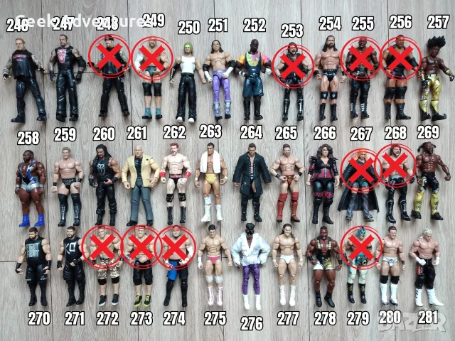 Екшън Фигурки WWE Кеч Pro-Wrestling Action Figures Ambrose Reigns Cena 2/3, снимка 8 - Колекции - 46527048