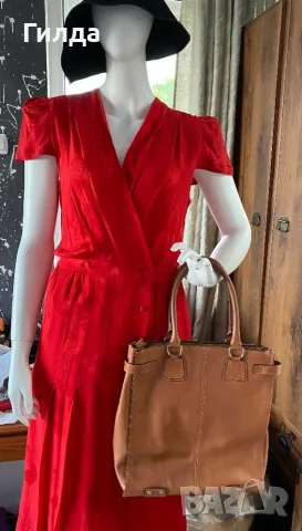 Massimo Dutti чанта естествена кожа, снимка 13 - Чанти - 55537685