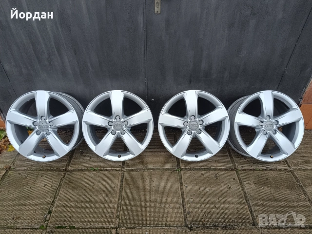 	ОРИГИНАЛНИ алуминиеви джанти 18 ' цола 5х112 Ауди / AUDI 5x112 66,6, снимка 6 - Гуми и джанти - 55102717