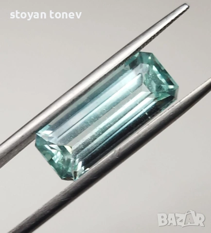  Зашеметяващ естествен изумруд 4,96 карата с жив блясък и голям размер! Сертификат!, снимка 12 - Други - 54168684