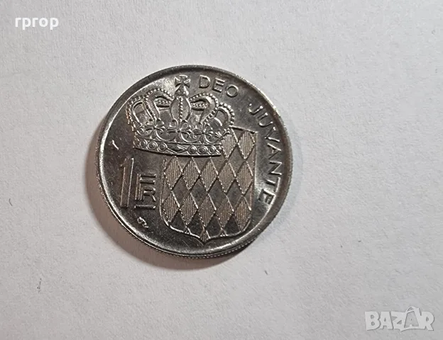 Монако. 1 франк . 1966 година. Принц Рение III.