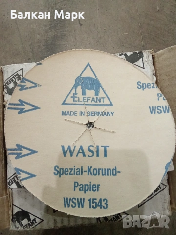Шлифовъчни дискове, шкурка ELEFANT WASIT 150 мм, P60 – 50 бр. (Произведени в Германия), снимка 3 - Ъглошлайфи - 54972423
