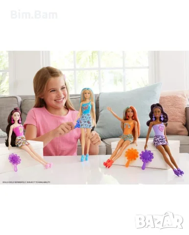 Кукла с магическа трансформация Barbie Color Reveal - Rainbow Groovy, снимка 6 - Кукли - 55408945